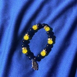 Evil eye hand bracelet